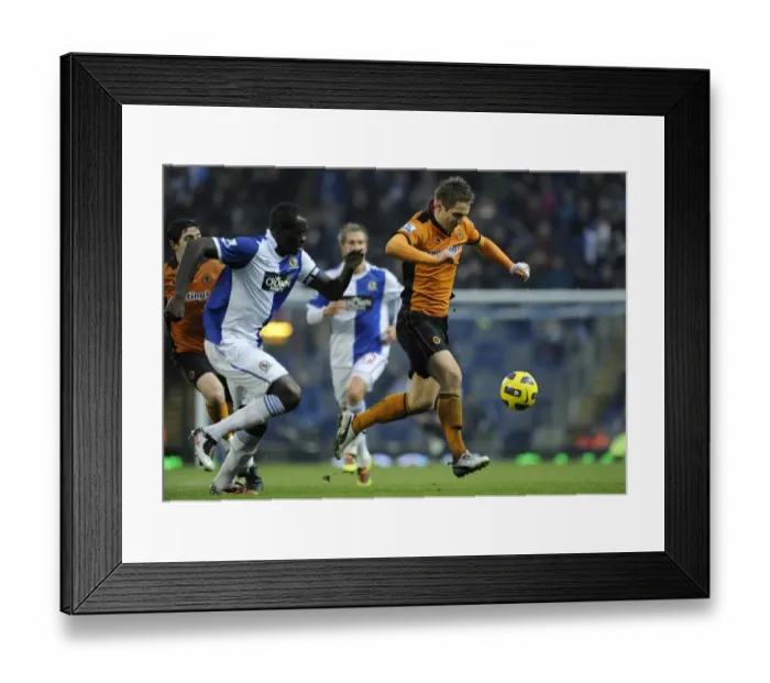 Framed Print : Soccer - Barclays League - Blackburn Rovers v Wolverhampton Wanderers Framed Print : Soccer - Barclays League - Blackburn Rovers v Wolverhampton Wanderers