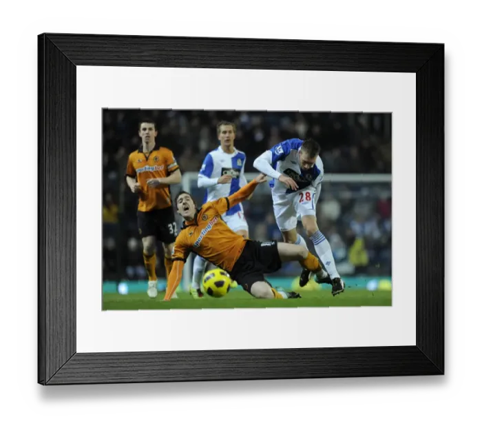 Framed Print : Soccer - Barclays League - Blackburn Rovers v Wolverhampton Wanderers Framed Print : Soccer - Barclays League - Blackburn Rovers v Wolverhampton Wanderers
