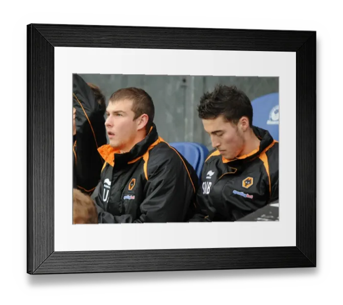 Framed Print : Wolverhampton Wanderers: Sam Winnall and Matt Doherty in Action against Blackburn Rovers - Barclays League