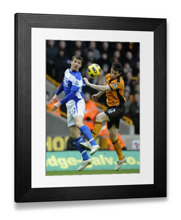Framed Print : Clash of Captains: Foley vs. Ferguson - Wolverhampton Wanderers vs. Birmingham City, Premier League Framed Print : Clash of Captains: Foley vs. Ferguson - Wolverhampton Wanderers vs. Birmingham City, Premier League
