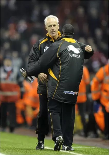 Mick McCarthy's Glory: Wolves Celebrate Full-Time Victory over Liverpool (BPL)