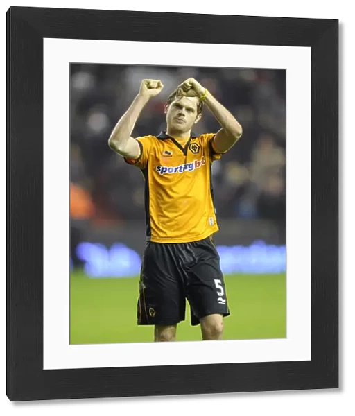Wolverhampton Wanderers Richard Stearman: Celebrating a Historic Victory Against Liverpool in the Barclays Premier League