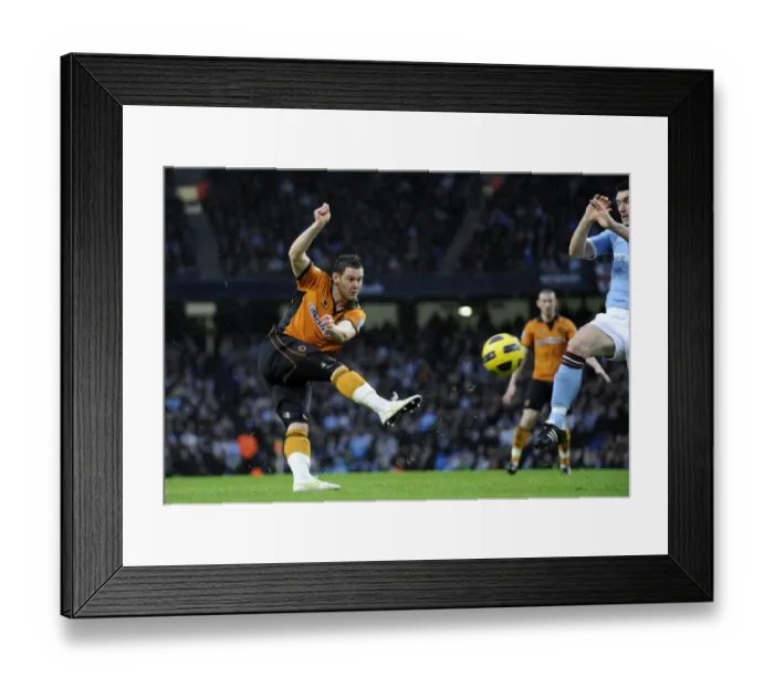 Framed Print : Matt Jarvis in Action: Manchester City vs. Wolverhampton Wanderers - Barclays Premier League Showdown Framed Print : Matt Jarvis in Action: Manchester City vs. Wolverhampton Wanderers - Barclays Premier League Showdown