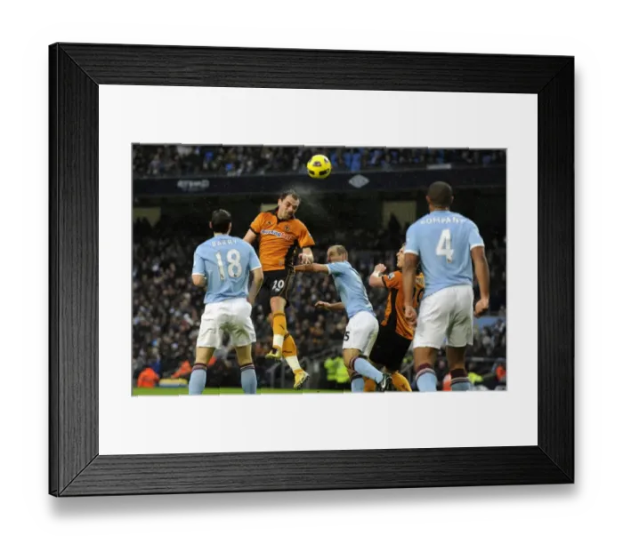Framed Print : Milijas vs Zabaleta: A Premier League Showdown - Manchester City vs Wolverhampton Wanderers Framed Print : Milijas vs Zabaleta: A Premier League Showdown - Manchester City vs Wolverhampton Wanderers