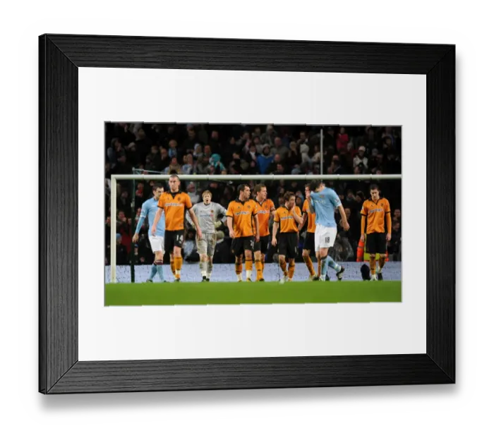 Framed Print : Wolverhampton Wanderers Disbelief: Wayne Hennessey Reacts to Manchester City's 4-1 Lead (Premier League Soccer) Framed Print : Wolverhampton Wanderers Disbelief: Wayne Hennessey Reacts to Manchester City's 4-1 Lead (Premier League Soccer)