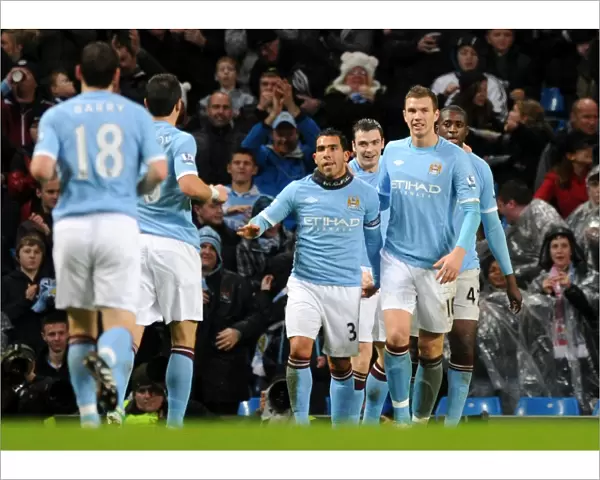 Carlos Tevez's Dramatic 2-1 Goal: Manchester City vs. Wolverhampton Wanderers