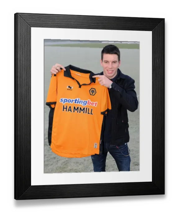 Framed Print : Wolverhampton Wanderers: New Midfielder Adam Hammill Joins the Squad Framed Print : Wolverhampton Wanderers: New Midfielder Adam Hammill Joins the Squad