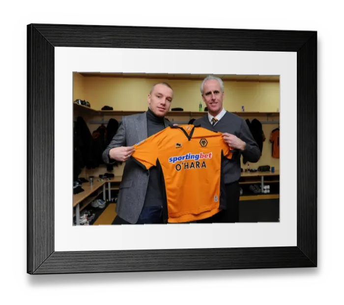 Framed Print : Wolverhampton Wanderers: Jamie O'Hara Joins on Loan from Tottenham Hotspur Under Mick McCarthy's Guidance Framed Print : Wolverhampton Wanderers: Jamie O'Hara Joins on Loan from Tottenham Hotspur Under Mick McCarthy's Guidance