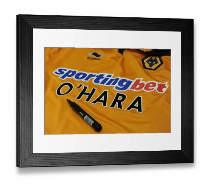 Framed Print : Wolverhampton Wanderers Sign Jamie O'Hara on Loan from Tottenham Hotspur Framed Print : Wolverhampton Wanderers Sign Jamie O'Hara on Loan from Tottenham Hotspur