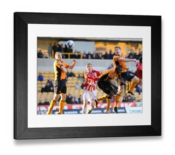 Framed Print : Soccer - FA Cup Round Four - Wolverhampton Wanderers v Stoke City Framed Print : Soccer - FA Cup Round Four - Wolverhampton Wanderers v Stoke City