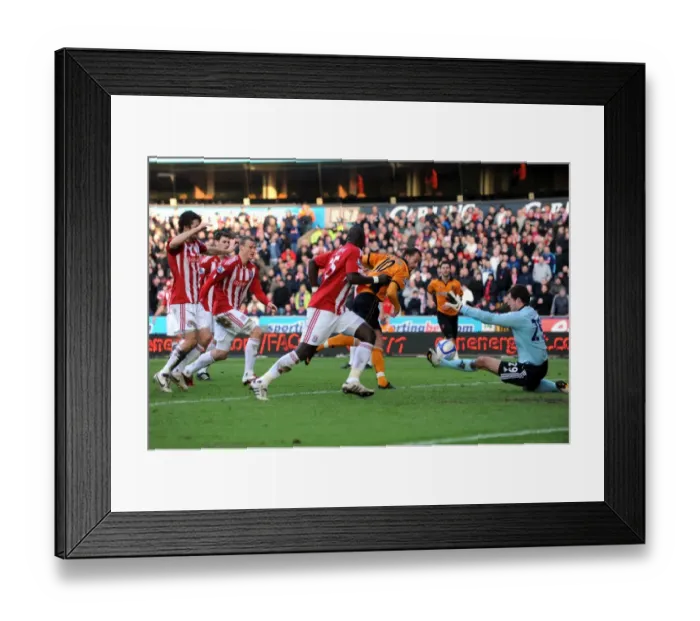 Framed Print : Thomas Sorensen's Dramatic Last-Minute Save: Wolves vs Stoke - FA Cup Round Four Framed Print : Thomas Sorensen's Dramatic Last-Minute Save: Wolves vs Stoke - FA Cup Round Four