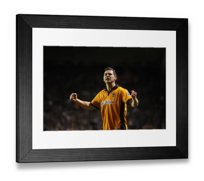 Framed Print : Matt Jarvis's Euphoric Moment: Wolverhampton Wanderers Tie Manchester United 1-1 Framed Print : Matt Jarvis's Euphoric Moment: Wolverhampton Wanderers Tie Manchester United 1-1