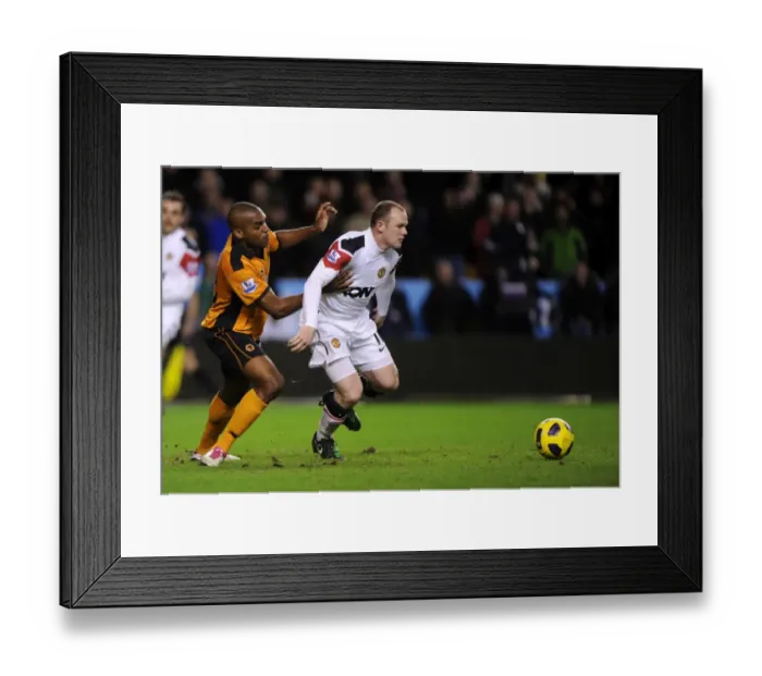 Framed Print : Wolverhampton Wanderers vs Manchester United: A Battle Between Ronald Zubar and Wayne Rooney in the Premier League Framed Print : Wolverhampton Wanderers vs Manchester United: A Battle Between Ronald Zubar and Wayne Rooney in the Premier League