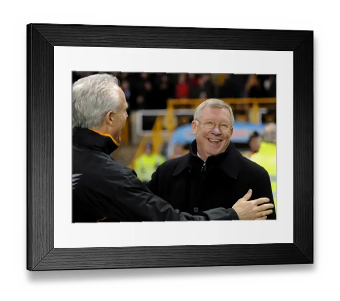Framed Print : Mick McCarthy vs. Sir Alex Ferguson: A Premier League Showdown - Wolverhampton Wanderers vs. Manchester United