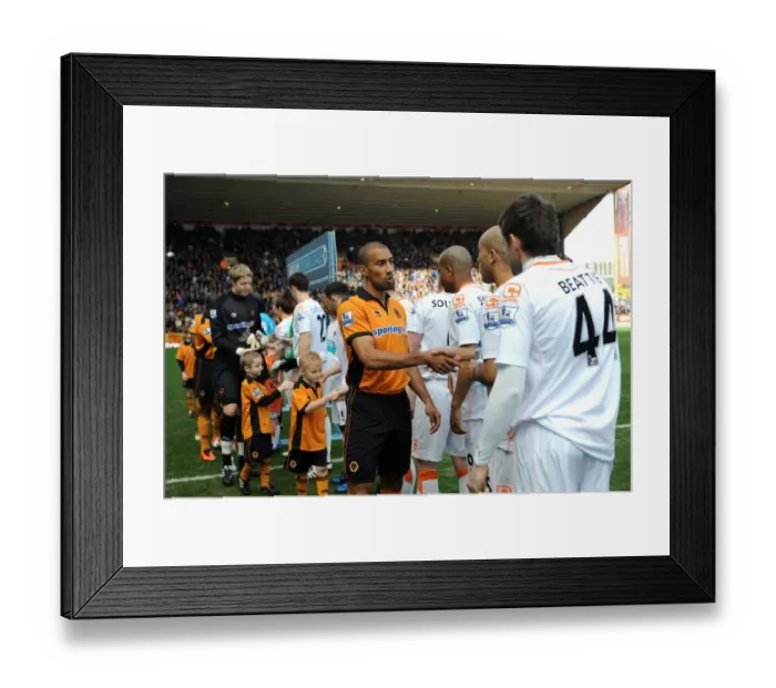 Framed Print : Karl Henry in Action: Wolverhampton Wanderers vs Blackpool - Barclays Premier League Soccer Framed Print : Karl Henry in Action: Wolverhampton Wanderers vs Blackpool - Barclays Premier League Soccer