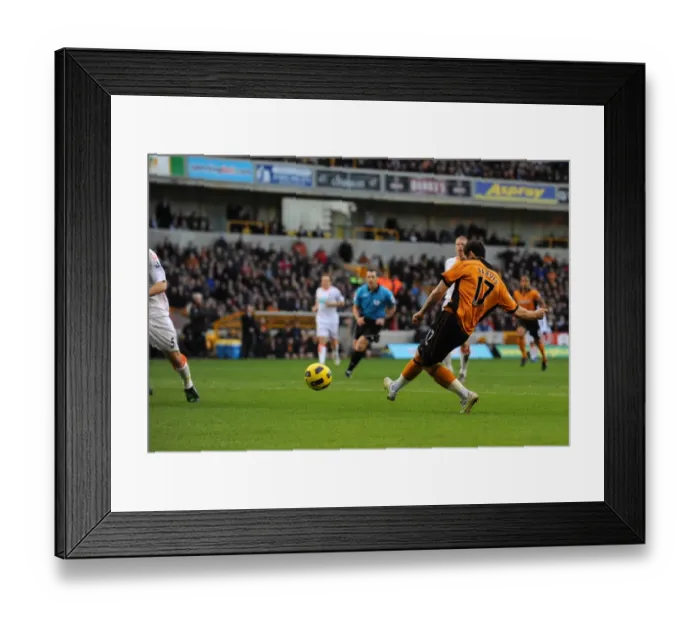Framed Print : Soccer - Barclays Premier league - Wolverhampton Wanderers v Blackpool Framed Print : Soccer - Barclays Premier league - Wolverhampton Wanderers v Blackpool