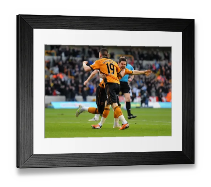 Framed Print : Matt Jarvis Scores the Opener: Wolverhampton Wanderers Take Early Lead Against Blackpool in Barclays Premier League Soccer Framed Print : Matt Jarvis Scores the Opener: Wolverhampton Wanderers Take Early Lead Against Blackpool in Barclays Premier League Soccer