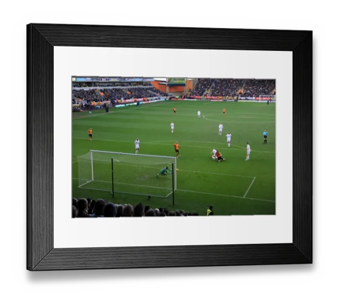 Framed Print : Wolverhampton Wanderers vs Blackpool: A Premier League Battle - Edwards vs Kingson's Dramatic Save Framed Print : Wolverhampton Wanderers vs Blackpool: A Premier League Battle - Edwards vs Kingson's Dramatic Save