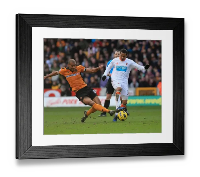 Framed Print : Barclays Premier League - Wolverhampton Wanderers v Blackpool