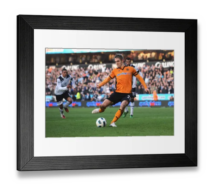 Framed Print : Kevin Doyle's Dramatic Penalty: Wolverhampton Wanderers Secure 2-2 Draw Against Tottenham Hotspur Framed Print : Kevin Doyle's Dramatic Penalty: Wolverhampton Wanderers Secure 2-2 Draw Against Tottenham Hotspur