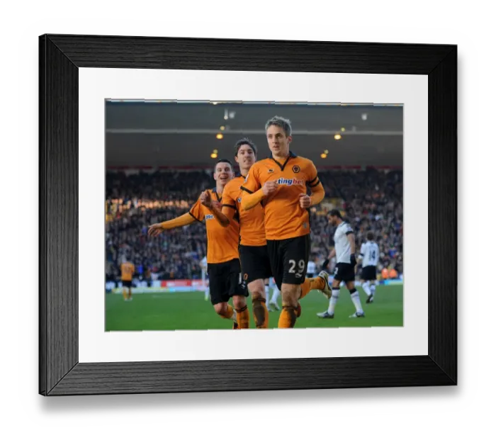 Framed Print : Kevin Doyle's Dramatic Equalizer: Wolverhampton Wanderers vs. Tottenham Hotspur in Premier League Framed Print : Kevin Doyle's Dramatic Equalizer: Wolverhampton Wanderers vs. Tottenham Hotspur in Premier League