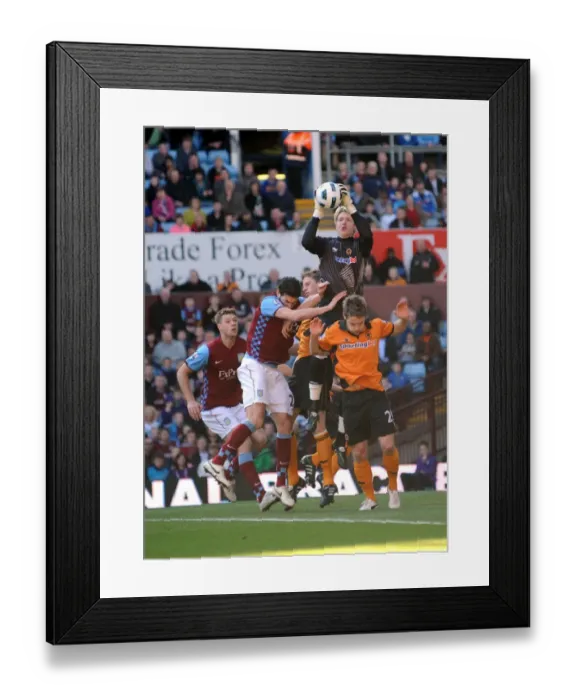 Framed Print : Soccer - Barclays Premier league - Aston Villa v Wolverhampton Wanderers Framed Print : Soccer - Barclays Premier league - Aston Villa v Wolverhampton Wanderers