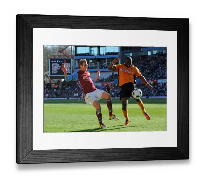 Framed Print : Elokobi vs Albrighton: A Battle in the Barclays Premier League - Aston Villa vs Wolverhampton Wanderers Soccer Match: Two Stars Clash Framed Print : Elokobi vs Albrighton: A Battle in the Barclays Premier League - Aston Villa vs Wolverhampton Wanderers Soccer Match: Two Stars Clash