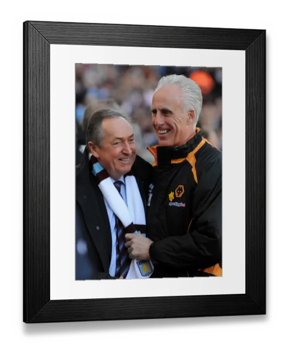 Framed Print : Houllier vs. McCarthy: A Battle of the Managers - Aston Villa vs. Wolverhampton Wanderers in the Premier League Framed Print : Houllier vs. McCarthy: A Battle of the Managers - Aston Villa vs. Wolverhampton Wanderers in the Premier League