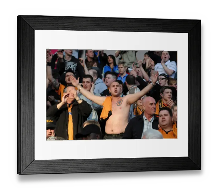 Framed Print : Barclays Premier League: Aston Villa vs. Wolverhampton Wanderers - Clash of the Midlands Rivals