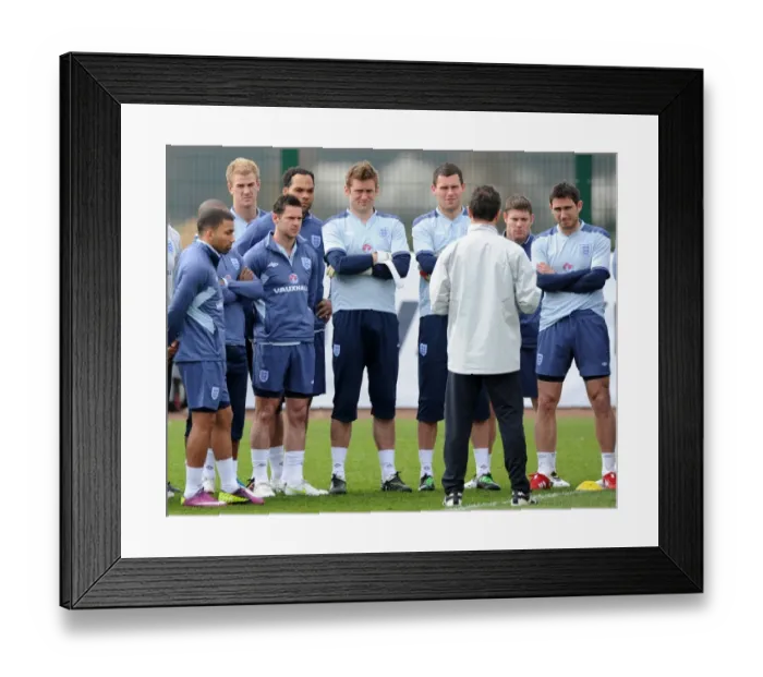 Framed Print : Matt Jarvis Training with England: Focused on UEFA Euro 2012 Qualification under Fabio Capello Framed Print : Matt Jarvis Training with England: Focused on UEFA Euro 2012 Qualification under Fabio Capello