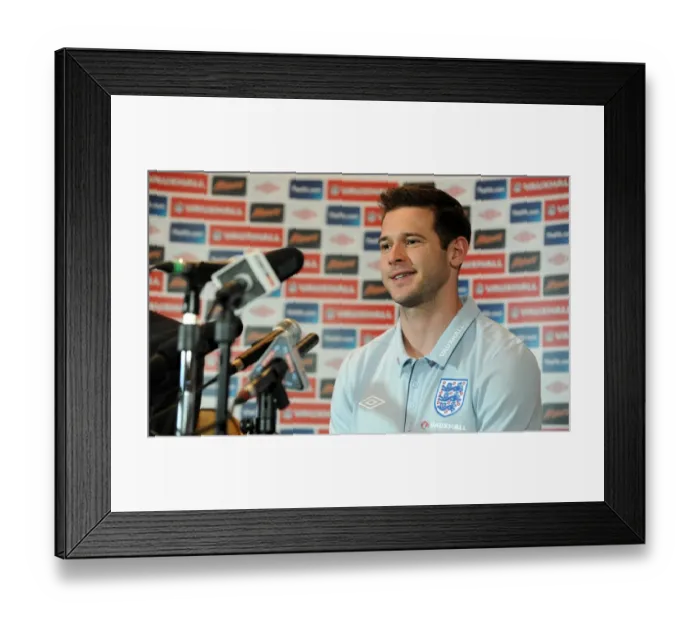 Framed Print : Matt Jarvis of Wolverhampton Wanderers Addresses Media at England Euro 2012 Training Framed Print : Matt Jarvis of Wolverhampton Wanderers Addresses Media at England Euro 2012 Training