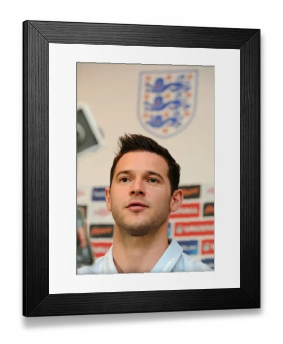 Framed Print : Matt Jarvis of Wolverhampton Wanderers Training with England Squad at UEFA Euro 2012 Qualifiers