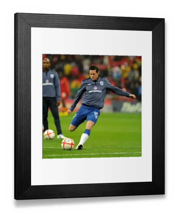 Framed Print : Matt Jarvis: In Action for England Against Ghana