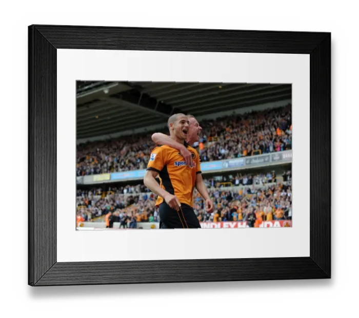 Framed Print : Guedioura's Brace: Wolverhampton Wanderers 2-0 West Bromwich Albion Framed Print : Guedioura's Brace: Wolverhampton Wanderers 2-0 West Bromwich Albion