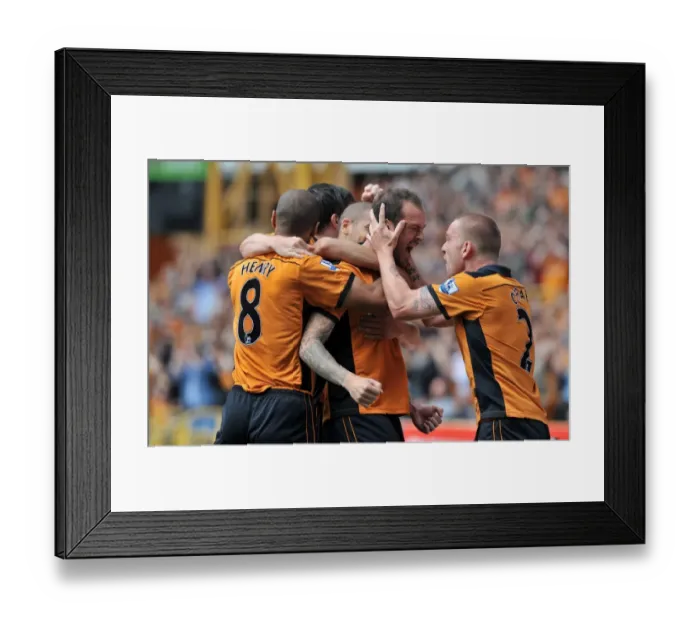 Framed Print : Steven Fletcher's Thrilling Opener: Wolverhampton Wanderers Lead Against West Bromwich Albion in the Premier League Framed Print : Steven Fletcher's Thrilling Opener: Wolverhampton Wanderers Lead Against West Bromwich Albion in the Premier League