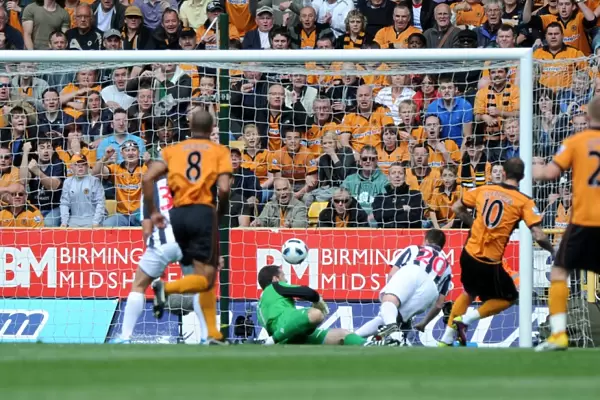Steven Fletcher Scores the Opener: Wolverhampton Wanderers Take the Lead Against West Bromwich Albion in the Premier League