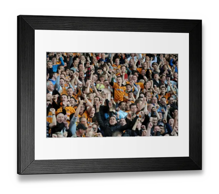 Framed Print : Passionate Premier League Rivalry: Wolves vs West Bromwich Albion