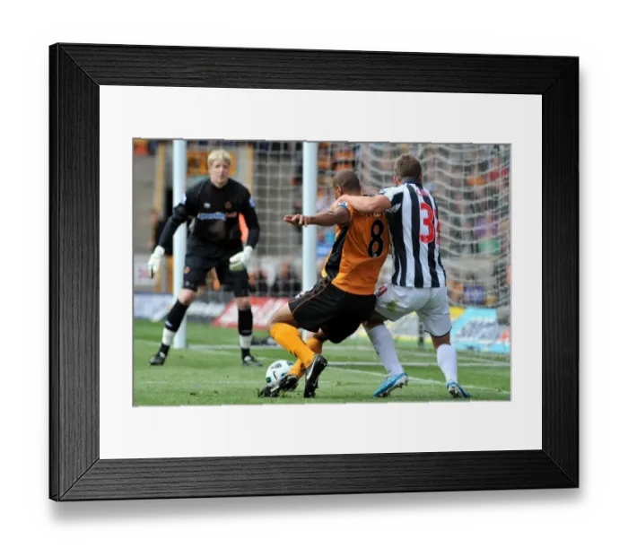 Framed Print : Intense Rivalry: Henry vs. Cox Clash in Wolverhampton Wanderers vs. West Bromwich Albion Barclays Premier League Match Framed Print : Intense Rivalry: Henry vs. Cox Clash in Wolverhampton Wanderers vs. West Bromwich Albion Barclays Premier League Match