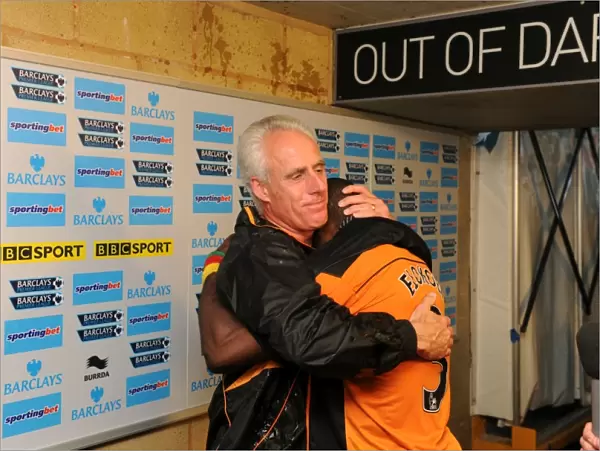 Mick McCarthy: Wolverhampton Wanderers Manager Drenched in Water Amidst Exciting Barclays Premier League Match Against Blackburn Rovers