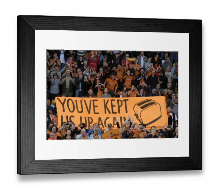 Framed Print : Wolverhampton Wanderers: Premier League Survival Triumph - Wolves vs. Blackburn Rovers: A Sea of Celebrating Fans Framed Print : Wolverhampton Wanderers: Premier League Survival Triumph - Wolves vs. Blackburn Rovers: A Sea of Celebrating Fans