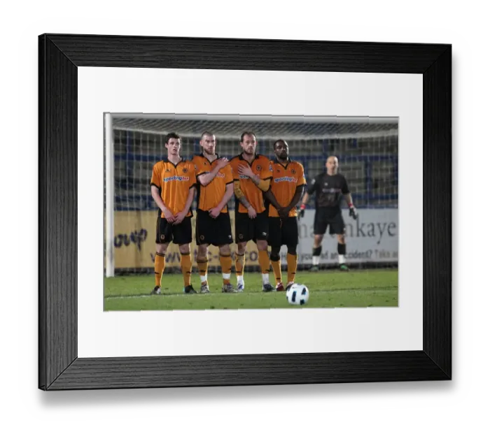 Framed Print : Wolverhampton Wanderers Quartet: Forde, Jones, Fletcher, and Ebanks-Blake in Action against Bolton Wanderers (Barclays Premier Reserve League North) Framed Print : Wolverhampton Wanderers Quartet: Forde, Jones, Fletcher, and Ebanks-Blake in Action against Bolton Wanderers (Barclays Premier Reserve League North)
