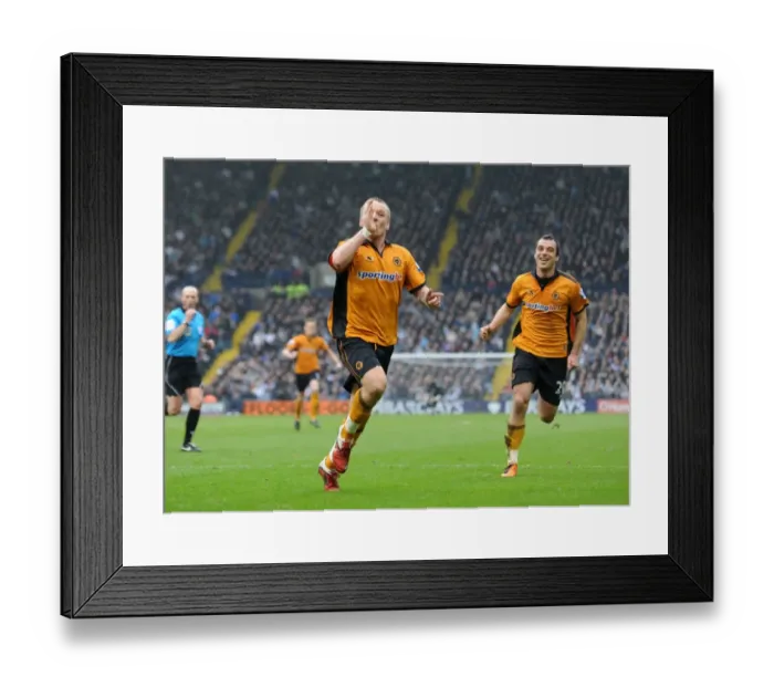 Framed Print : Jamie O'Hara Scores the Opener: Wolverhampton Wanderers vs. West Bromwich Albion in Premier League Action Framed Print : Jamie O'Hara Scores the Opener: Wolverhampton Wanderers vs. West Bromwich Albion in Premier League Action