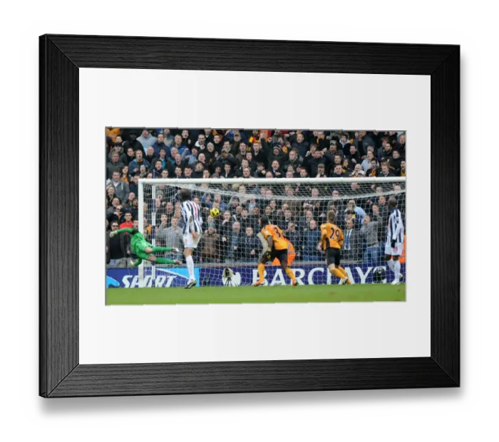 Framed Print : Jamie O'Hara Strikes First: Wolverhampton Wanderers Ahead in FA Cup Clash (0-1 vs. West Bromwich Albion)