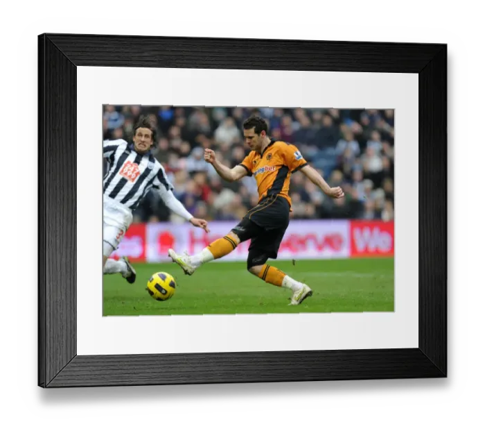 Framed Print : Matt Jarvis and Wolverhampton Wanderers Take on Stoke City in FA Cup Battle: vs Brighton and Hove Albion