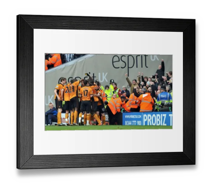 Framed Print : Jamie O'Hara Scores the Opener: Wolves Take the Lead in Derby Against West Bromwich Albion Framed Print : Jamie O'Hara Scores the Opener: Wolves Take the Lead in Derby Against West Bromwich Albion