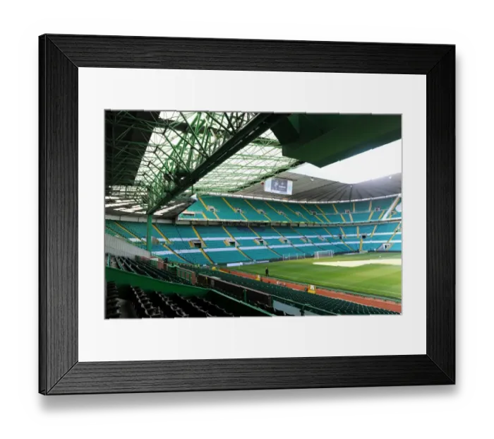 Framed Print : Soccer Showdown: Celtic Park - Celtic vs. Wolverhampton Wanderers