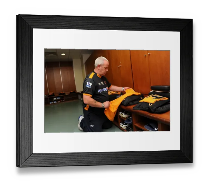 Framed Print : Wolverhampton Wanderers: Pre-Season at Celtic Park - A Peek into the Away Team's Dressing Room Framed Print : Wolverhampton Wanderers: Pre-Season at Celtic Park - A Peek into the Away Team's Dressing Room
