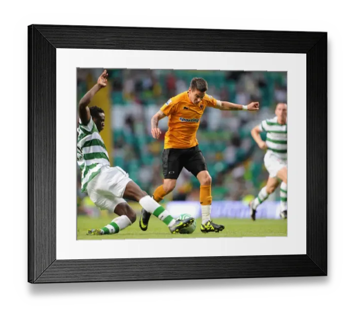 Framed Print : Clash of Titans: Hammill vs. Wanyama - Celtic vs. Wolverhampton Wanderers Pre-Season Soccer Showdown Framed Print : Clash of Titans: Hammill vs. Wanyama - Celtic vs. Wolverhampton Wanderers Pre-Season Soccer Showdown