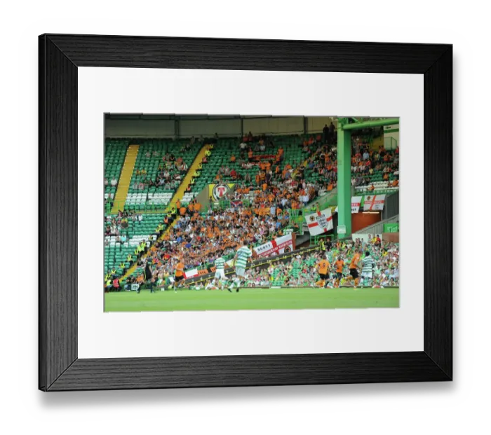 Framed Print : Passionate Pre-Season Clash: Unwavering Wolves Fans Face Off Against Celtic Framed Print : Passionate Pre-Season Clash: Unwavering Wolves Fans Face Off Against Celtic