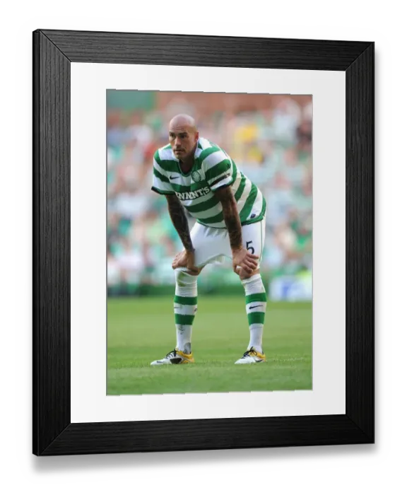 Framed Print : Pre-Season Showdown: Celtic vs. Wolverhampton Wanderers - Daniel Majstorovic's Intense Battle on the Field Framed Print : Pre-Season Showdown: Celtic vs. Wolverhampton Wanderers - Daniel Majstorovic's Intense Battle on the Field